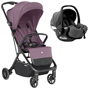 Прогулочная коляска Sweet Baby Aura + автокресло Premier Grey Rose
