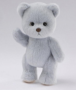 Мягкая игрушка TeddyTales Lina Медведь (короткая шерсть) S 20 см серо-голубой