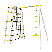 Дачный комплекс Romana D1 + качели - диск 103.31.06 серый/жёлтый