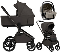 Коляска 3 в 1 Sweet Baby SBL Orso New + автокресло Premier Begie Chocolate Brown