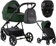 Детская коляска Tutis Enzo 3 в 1 с автокреслом Beno Black 1702547 Мох/ Moss