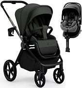 Прогулочная коляска Sweet Baby SBL Elegante Therma + автокресло Premier Plus Grey Green