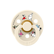Пустышка латексная Bibs x Moomin Colour - Friends, 0+ мес 10031216 Ivory