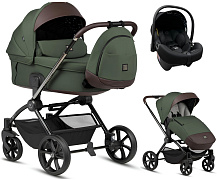 Детская коляска Tutis Gio Plus 3 в 1 с автокреслом Elo Lux EduSky Black 1552176 Muschino