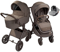 Детская коляска AmaroBaby Phenom 3 в 1 с автокреслом Rant Cruise Grey бежевый