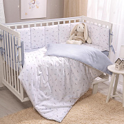 Комплект в кроватку Perina Sleepy 6 пр. КПП6.120 голубой