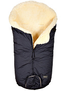 Конверт Bozz из стриженой овчины синий\натуральный