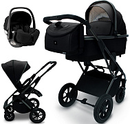 Коляска 3 в 1 Sweet Baby Ricci Air + автокресло Premier Black Black (Air)