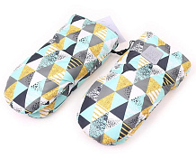 Рукавички на коляску Топотушки Нильс с липучками ЧЗ серый