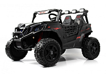 Детский электромобиль RiverToys K777KK LUX 4WD BLACK/черный