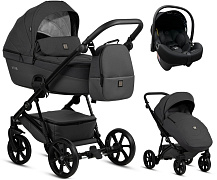 Детская коляска Tutis Viva 5 Plus Essential 2024 3 в 1 с автокреслом Elo Lux EduSky Black 1452072 Periscape