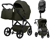 Коляска 3 в 1 Sweet Baby SBL Dolce + автокресло Premier Plus Grey Dark Green