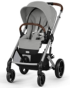 Прогулочная коляска Cybex Balios S Lux SLV 2025 Stone Grey с дождевиком