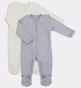 Комбинезон Rant Hugs and Kisses 2 шт Arctic Grey 74