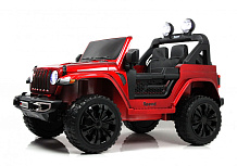 Детский электромобиль RiverToys X004XX красный глянец