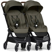 Коляска прогулочная для двойни Bumprider Connect.mini Forest Green