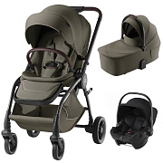 Коляска 3 в 1 Britax Roemer RIO LUX и автокресло Baby-Safe Core Space Black2 Urban olive