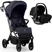 Прогулочная коляска Sweet Baby Aura Plus Basic SBL + автокресло Premier Black Grey