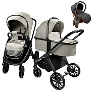 Детская коляска AmaroBaby Motus V2 3 в 1 белый