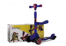 Детский самокат RiverToys HB-101 HB-101-DARK-BLUE/темно-синий (SM)