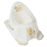 Детский горшок Tega Baby Teddy (Мишка) антискользящий MS-013-118 белый жемчуг