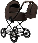 Детская коляска Roan Bass Next Classic d12 2.0 2 в 1 BNC/83/2 Turkish Coffe/Black/руч.Cappuccino