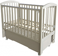 Детская кроватка Антел Люси 2 (маятник универсальный, колесо) кашемир