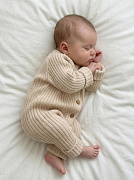 Комбинезон Mimibaby лапша (хлопок) бежевый
