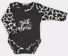 Боди Rant Milk-Aholic с длинным рукавом 6181 Graphite 56