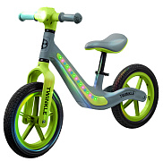 Двухколесный беговел AmaroBaby Twinkle серый/зеленый