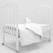 Комплект постельного белья Топотушки Однотон 3 предмета белый