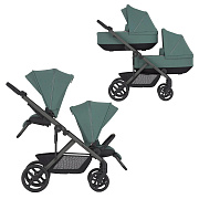 Коляска для двойни Anex Modu 2 в 1 Greeny