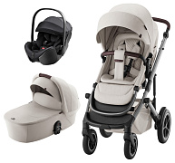 Коляска 3 в 1 Britax Roemer Smile 5Z LUX и автокресло Baby-Safe PRO Style Carbon Black Soft Taupe