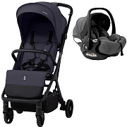 Прогулочная коляска Sweet Baby Aura Basic SBL + автокресло Premier Grey Grey