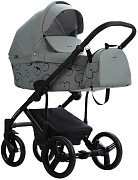 Детская коляска Bebetto Magnum Light SE 2 в 1 09 шалфей, черная рама