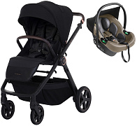 Прогулочная коляска Espiro Only Way 2026 и автокресло Pi Beige 510 stylish black