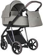 Детская коляска Roan Sol Luxury 2.0 2 в 1 SLSS/10 Silk Soft/Nickel/руч.Cappuccino/к.Capp(2 места)