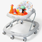Ходунки детские Amarobaby Running Baby с электронной игровой панелью серый