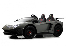 Детский электромобиль RiverToys Lamborghini Aventador SV M777MM серый