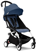 Коляска прогулочная Stokke YOYO3 рама белая White Air France Blue