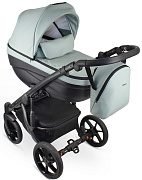 Детская коляска Bexa Ideal Eco 2 в 1 IE04 черный+шалфей кожа