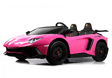 Детский электромобиль RiverToys Lamborghini Aventador SV M777MM розовый