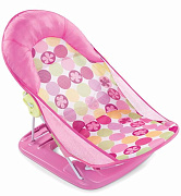Лежак с подголовником для купания Summer Infant Deluxe Baby Bather розовый