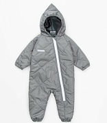 Комбинезон демисезонный AmaroBaby Elf стеганый ЧЗ серый 92
