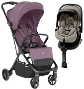 Прогулочная коляска Sweet Baby Aura + автокресло Premier Plus Begie Rose