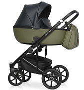 Детская коляска Riko Basic Ozon 2 в 1 02 черно-зеленый