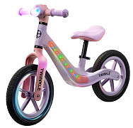 Двухколесный беговел AmaroBaby Twinkle сиреневый/розовый