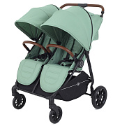 Детская прогулочная коляска для двойни Rant Twinny Wild green