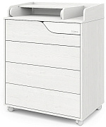 Детский пеленальный комод Pituso Esmee Ясень тронхейм-белый софт