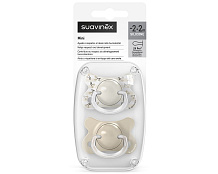 Набор физиологических пустышек Suavinex Birdies, -2/2 мес, 2 шт 309090 BG